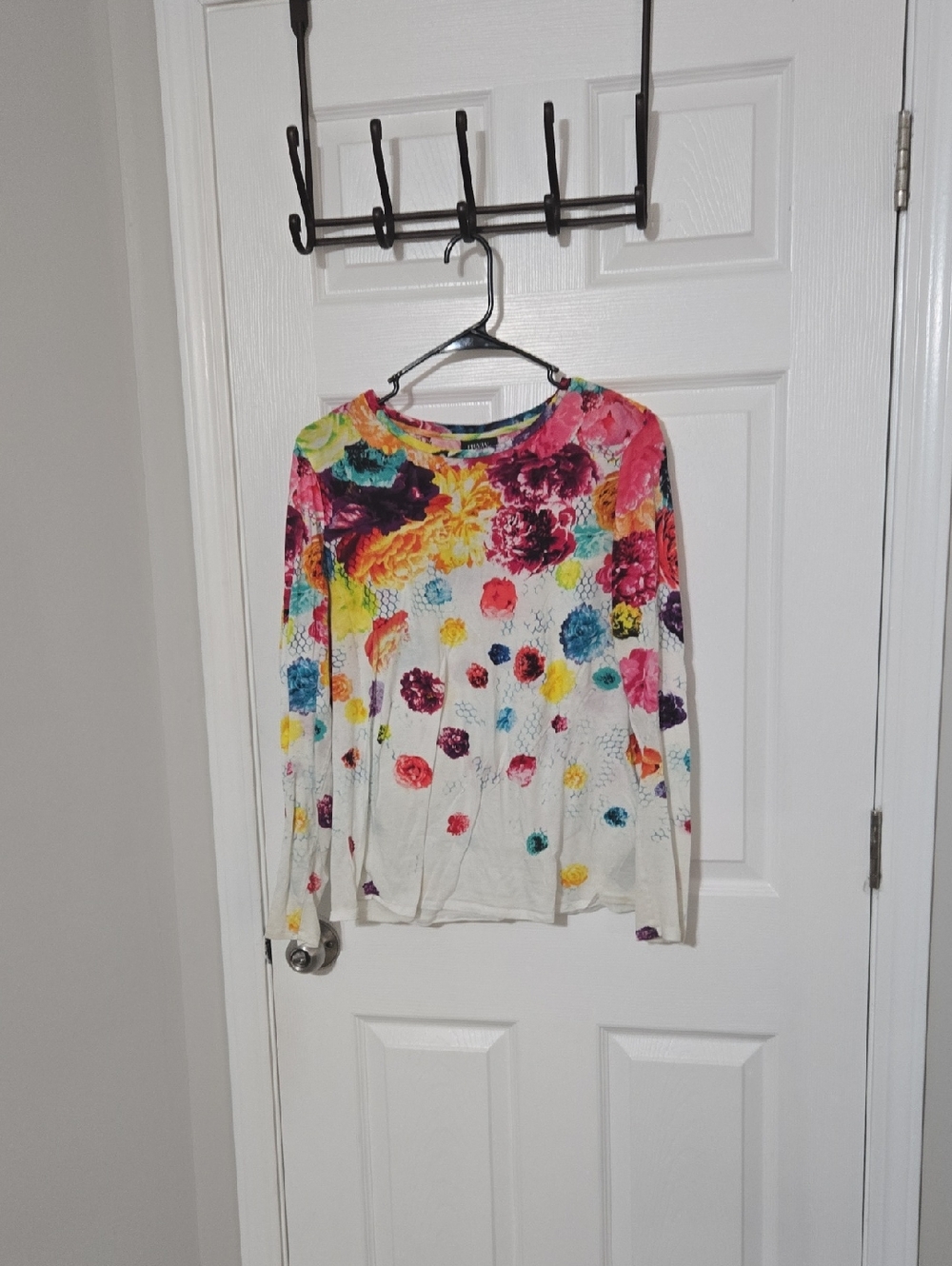 Floral Multicolor Long Sleeve Top